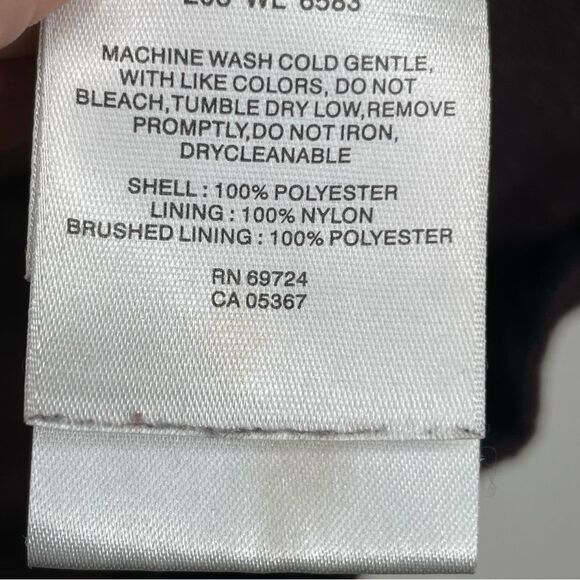 Columbia‎ Fleece Zip Up Jacket Plum Purple Size Small - Picture 8 of 8